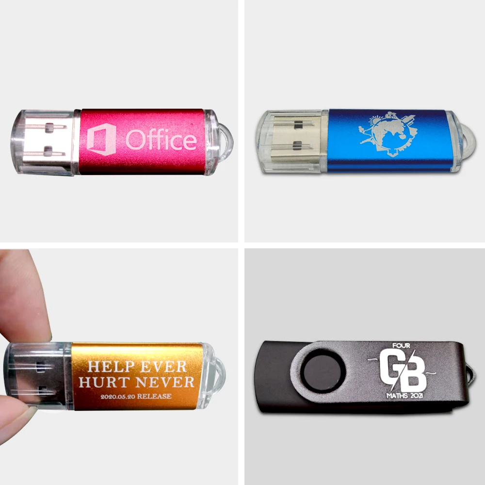 10PCS USB Flash Drive 2.0 4GB 8GB 16GB Mini Memory Stick 32GB 64GB 128GB