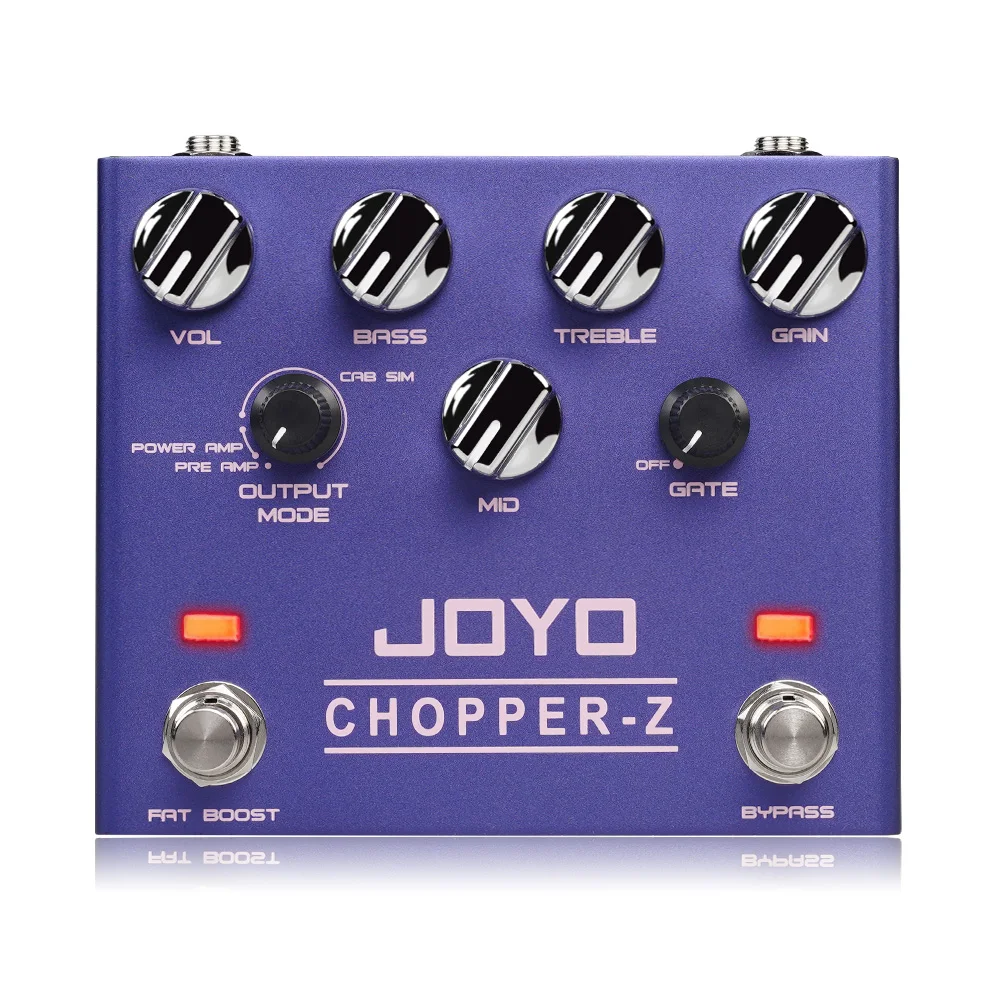 R-18 CHOPPER-Z Distortion Guitar Pedal with Preamp Mode and Noise Gate Effect Mo