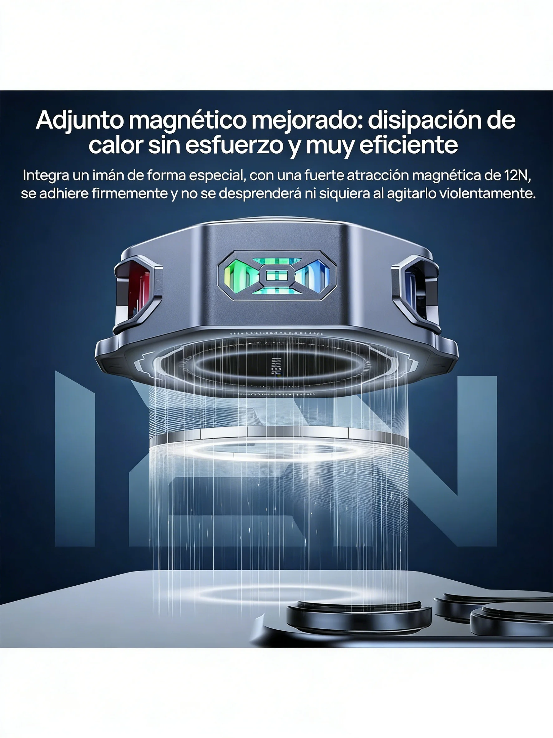 RT-F14 휴대폰 쿨러, 단 63g, 컴팩트하고 휴대 가능합니다.