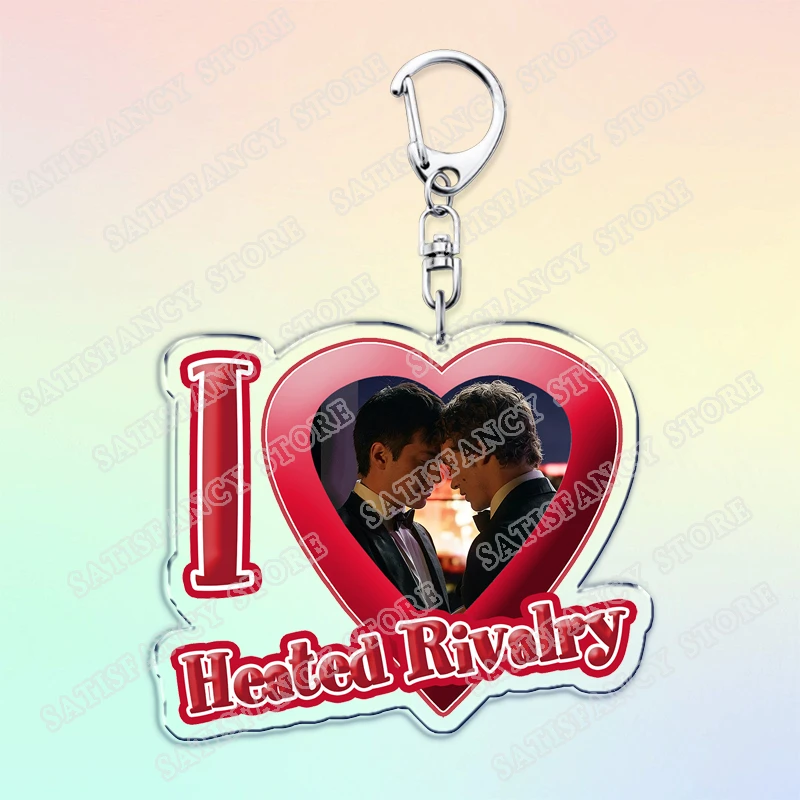Heated Rivalry Heart Keychain - TV Show Inspired Jewelry Gift