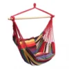 Hammock Chair Portable Comfortable Colorful Stripe Chair Hanging Rope Swing for Indoor Hammock Swing Chair 1