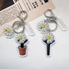 Kpop G-Dragon Lightstick Keychain Keyring Acrylic Double Sides Pendant Daisy Design Backpack Pendant Fans Collection Gift 3