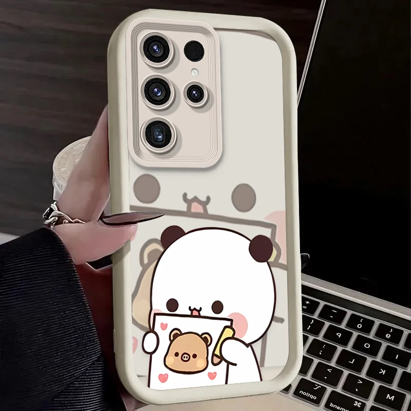 Adorable Dudu Bubu Couple Cartoon Silicone Phone Case