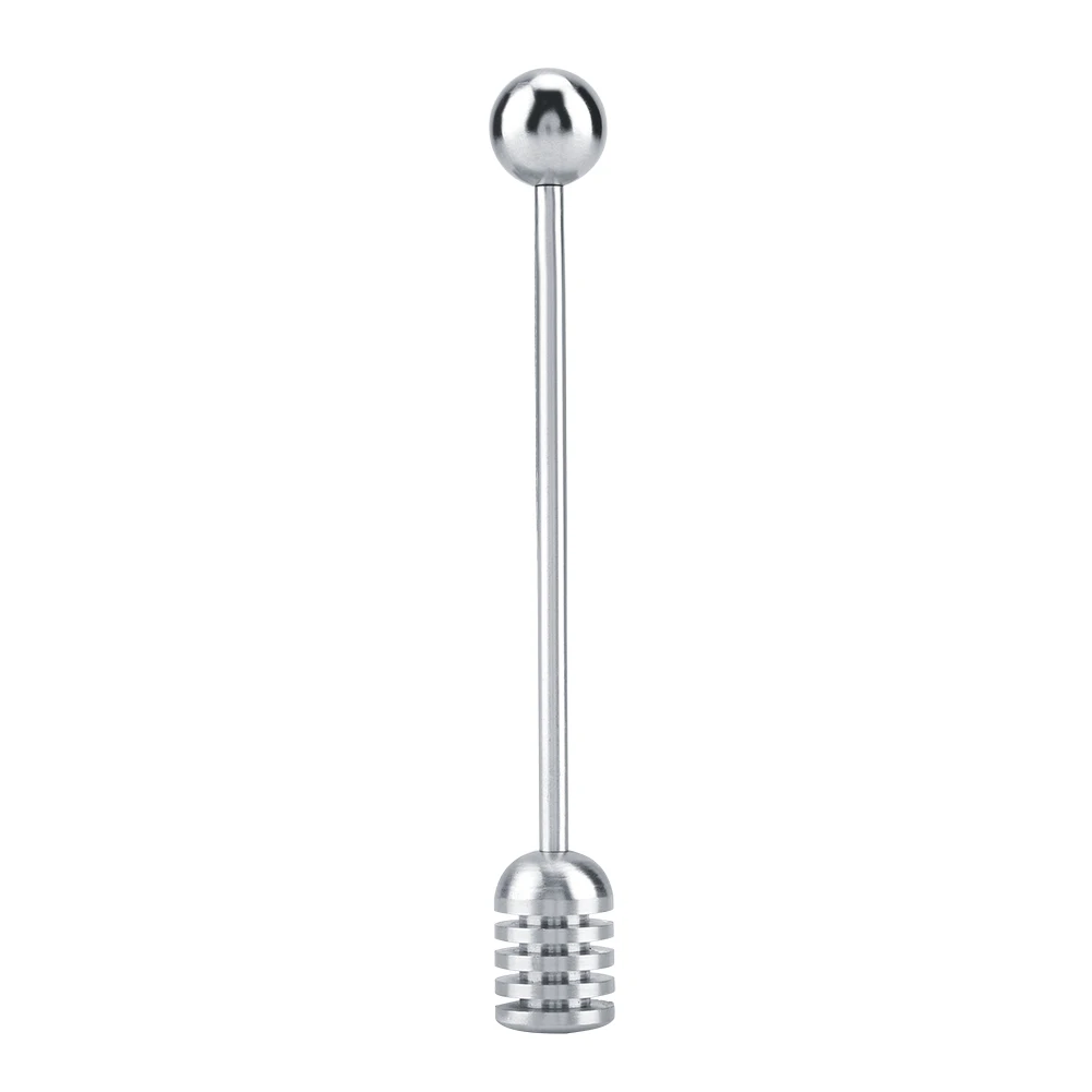 Honey Stick Spoon Solid 304 Stainless Steel Honey Dipper Drizzler Stirrer Spoon Mixing Stick Tool stainless steel spoon stainless steel fork spoon set stainless steel spoon set glass honey dipper sticks