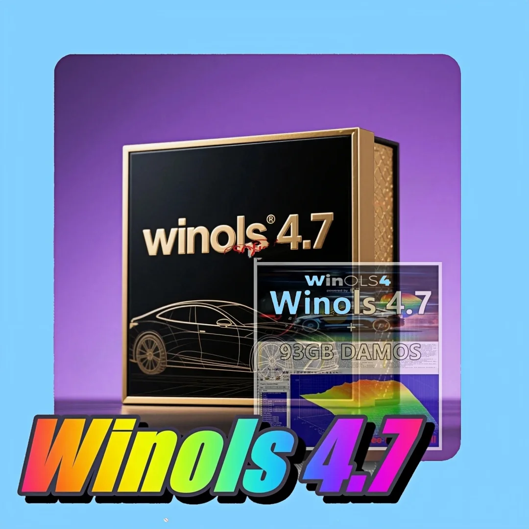 Winols 4.7 4 in 1 Tuning Software 2025  IMMO SERVICE TOOL V1.2  ECM TITANIUM 1.61 With 26000  93 GB Driver ECM 18259