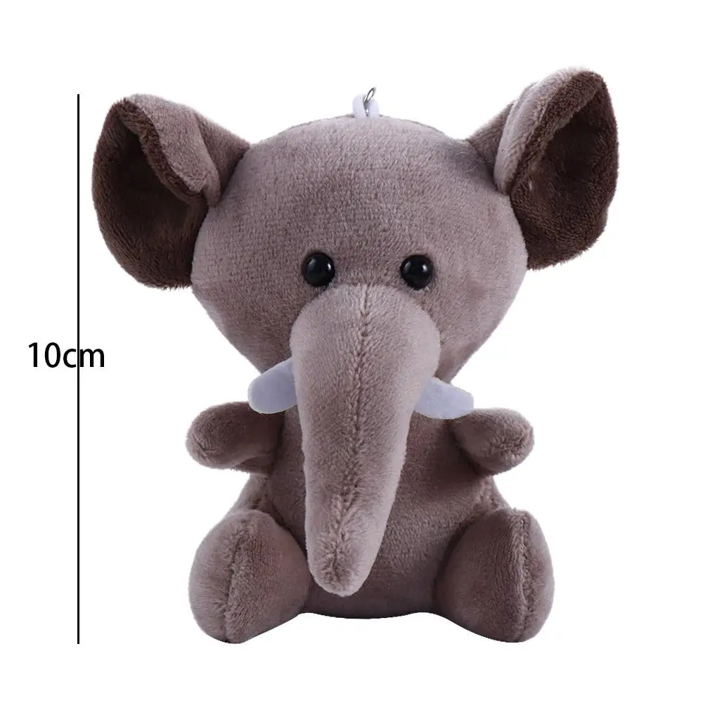 Backpack Keychain Tiger Jungle Brother Elephant Animal  Stuffed Animal   Keychain Stuffed Doll Keychain