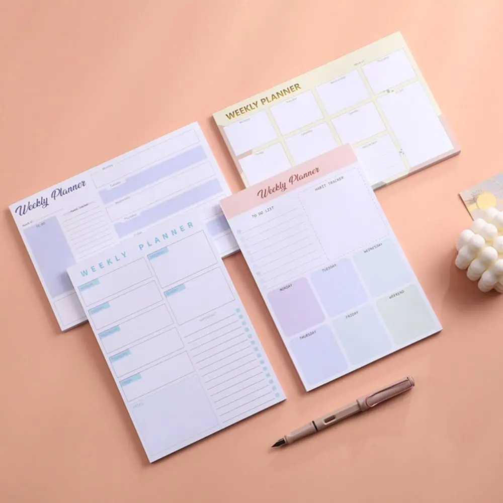 

To Do List Notebook High Quality Magnetic Suction Non-stick Weekly Planner Tearable Meeting Notebook Gift