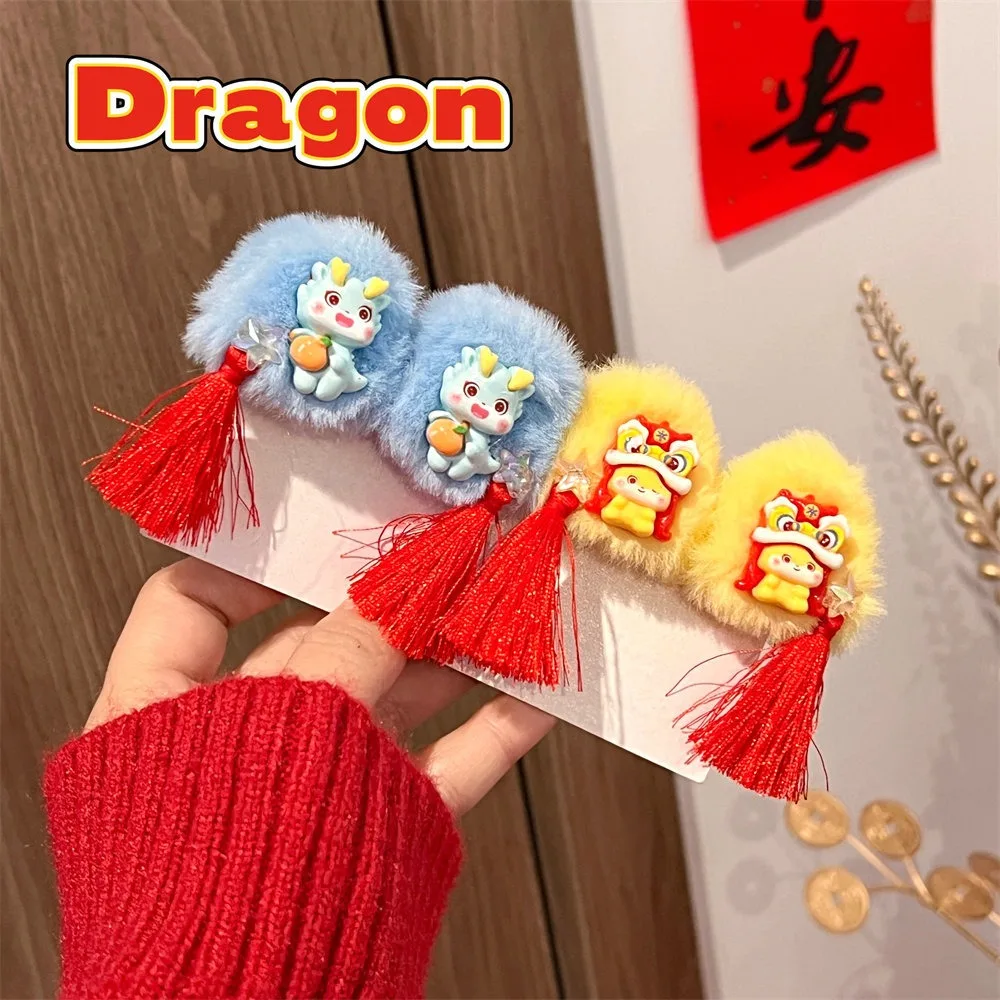 

Модная креативная заколка для волос с кошачьими ушками простой китайский новогодний головной убор Персонализированная мультяшная детская красная заколка для волос