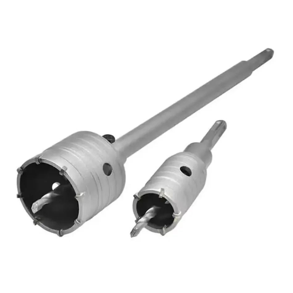 Air Conditioner Hole Saw Set for Cement Stone Brick Wall Drilling Concrete Wall Hole Opener Carbide Electric Hammer Drill Tool