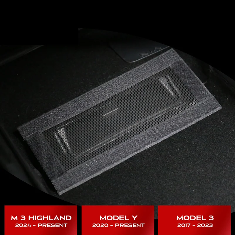 

For Tesla Model 3/Y Air Outlet Under Seat Protective Cover 1 Pair Car Auto Vent Mesh Covers Air Conditioner Outlet Filter Cover