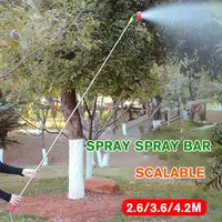 2.6M Electric Sprayer Spray Rod Accessories Steel Agricultural Fishing Rod Rod Rod Rod Telescopic Extended Spray 2