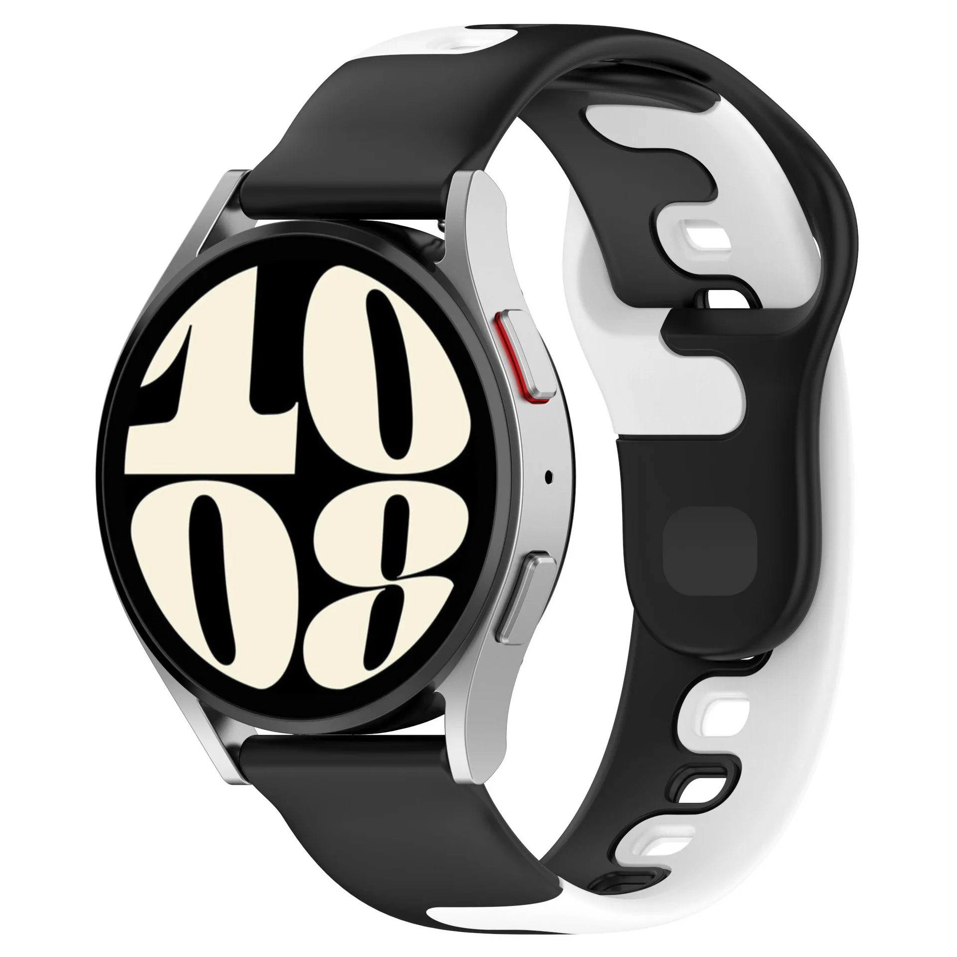 

Ремешок силиконовый для Samsung Galaxy watch 6 classic, браслет для Galaxy watch 6, 43 мм 47 мм 5 4 44 мм 40 мм pro 45 мм, 20 мм 22 мм