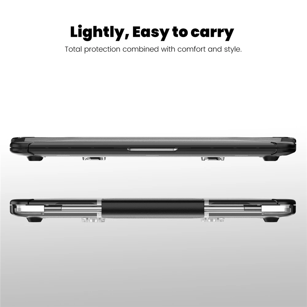 Capa para Laptop de Corpo Conjunto para Novo Macbook Air 13 Resistente Três Defesas Capa Robusta Chip Air m1 A2337 A2179 A1932 2023 - Imagem 6