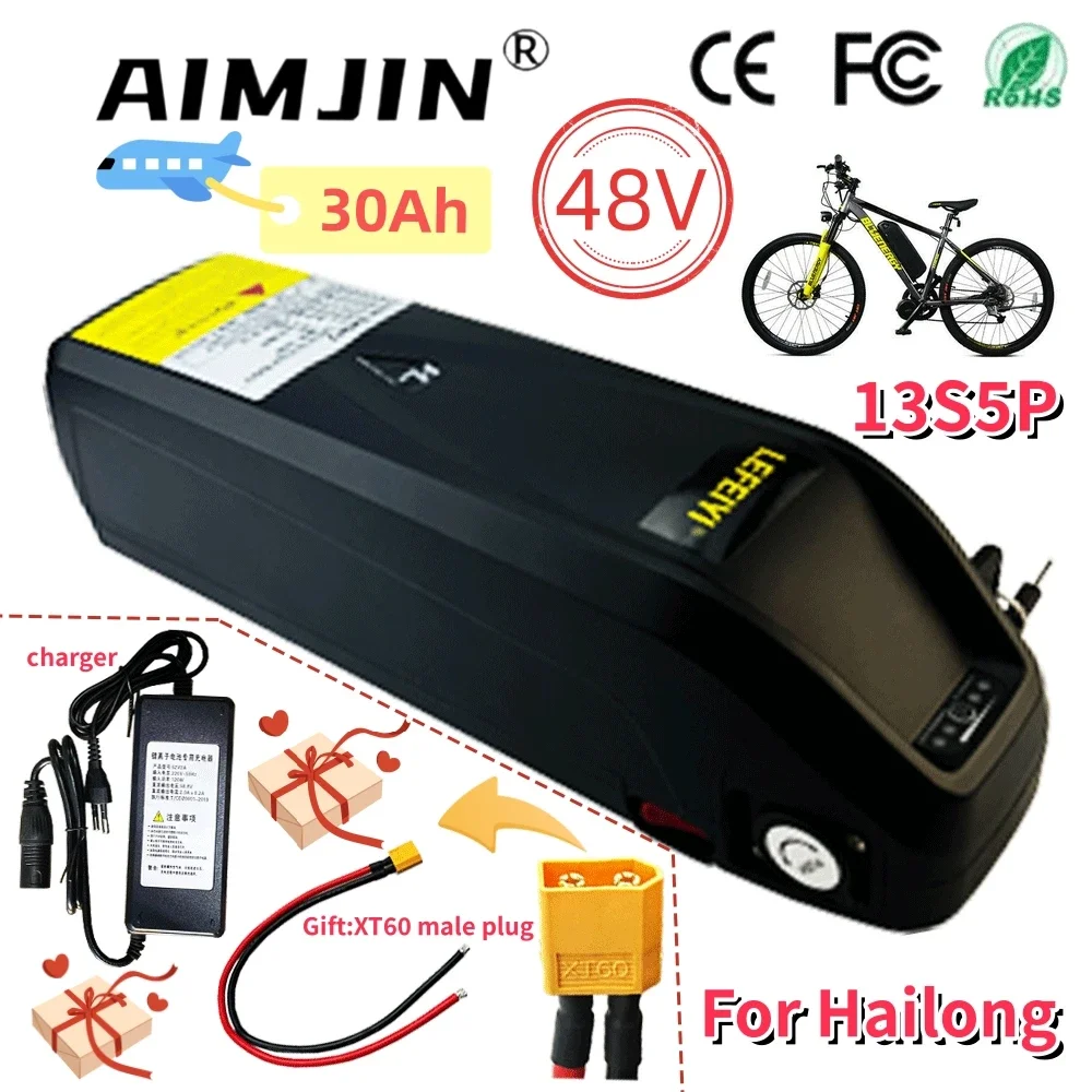 Chamrider Polly 48V 30AH Ebike Battery Downtube 52V Electric Battery BMS Original 21700 Lithium Lon Battery 1000w 18650 Cell P 57785156
