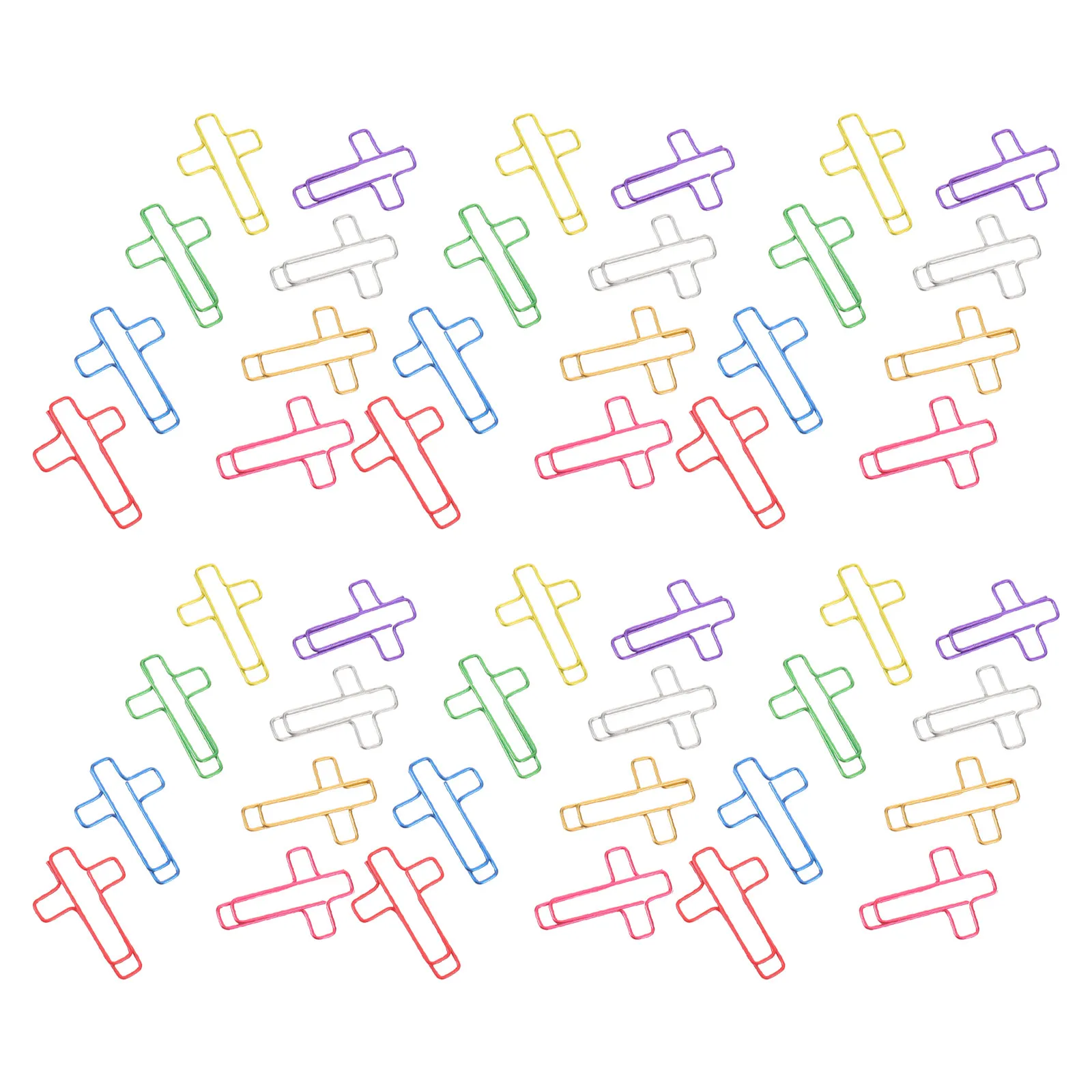 120Pcs 크로스 종이 클립 다채로운 기독교 장식 클립 성경 연구 사무실 홈 저널링 북마크 성경 연구