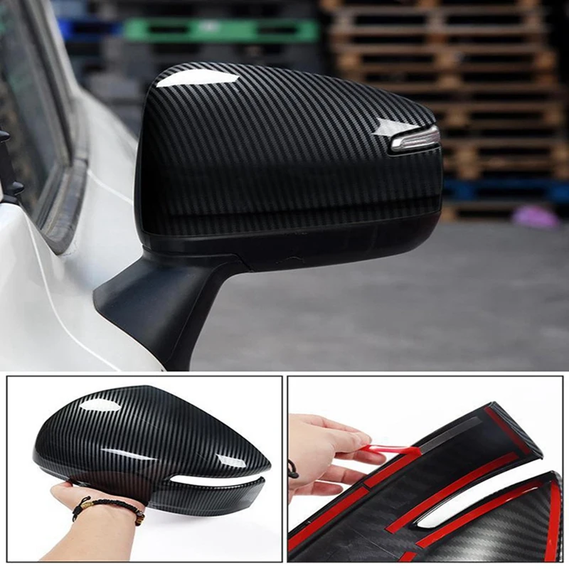 Car Accessories For Toyota Land Cruiser 300 Series LC300 ABS Chrome Side Wing Rear View Rearview Mirror Cap Cover