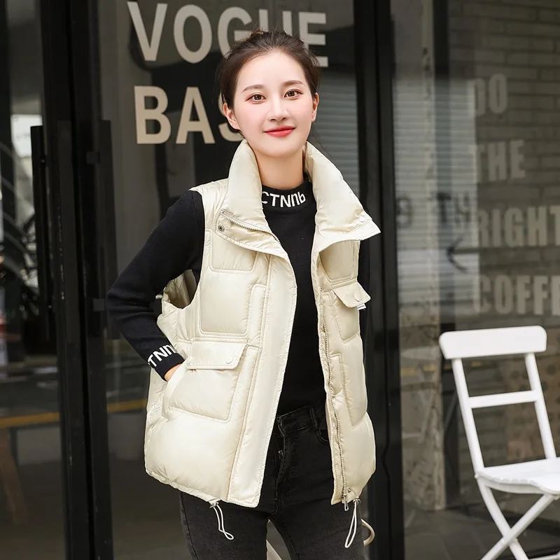 2022 new Autumn winter Hot selling sleeveless jacket women's fashion casual warm womens vest female bisic coats