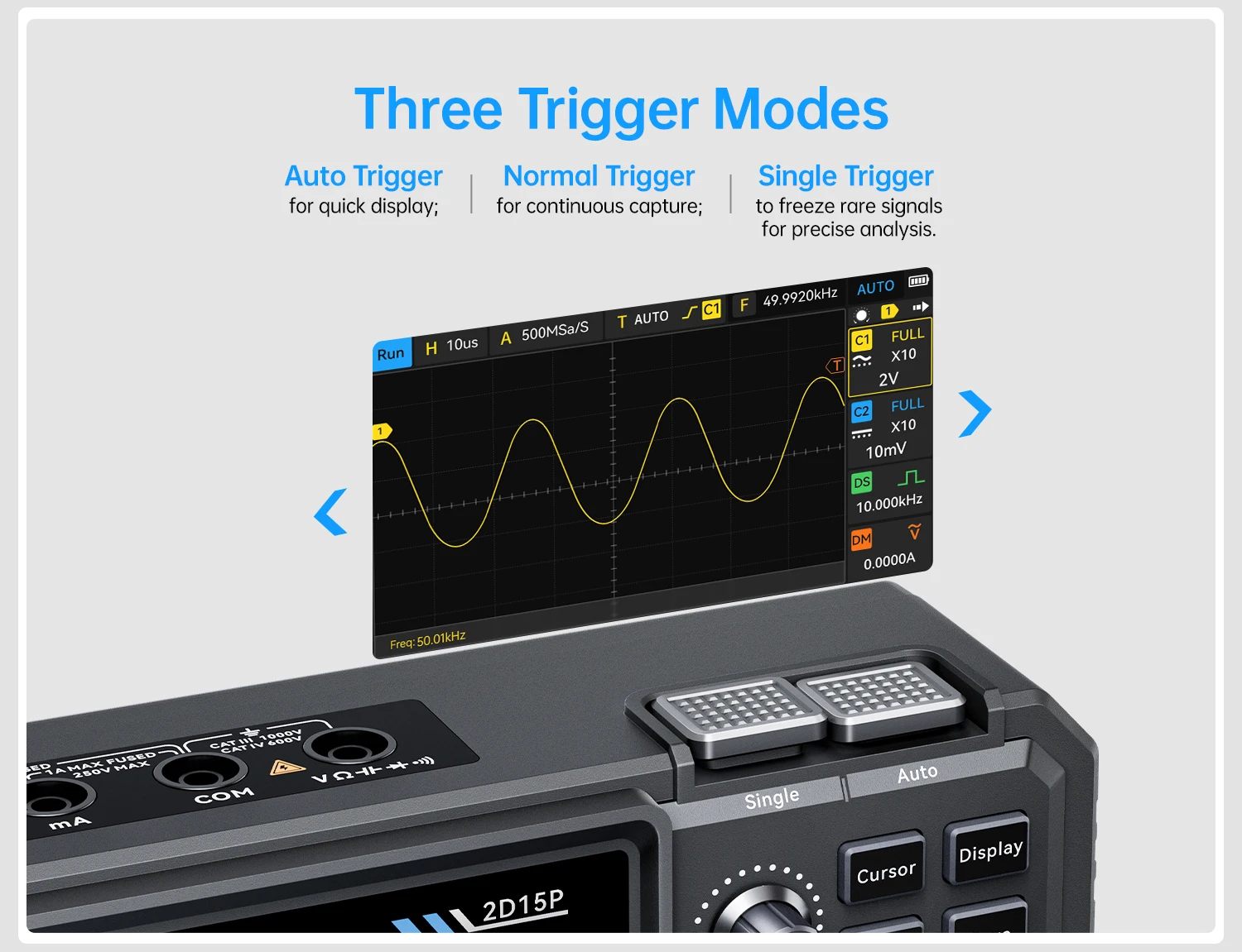 2D15P 3-in-1 Touch Screen Repair Device: 2-Channel, 100MHz,for home appliance or