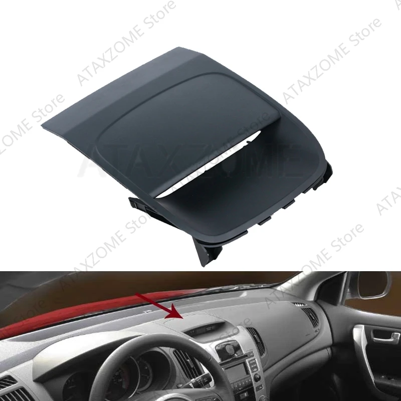 Electronic Clock Trim Panel CD Frame Upper Trim Panel For Kia Forte Cerato 2009- Middle Cover Interior Accessorie 847451M000 Dashboard Cover Panel