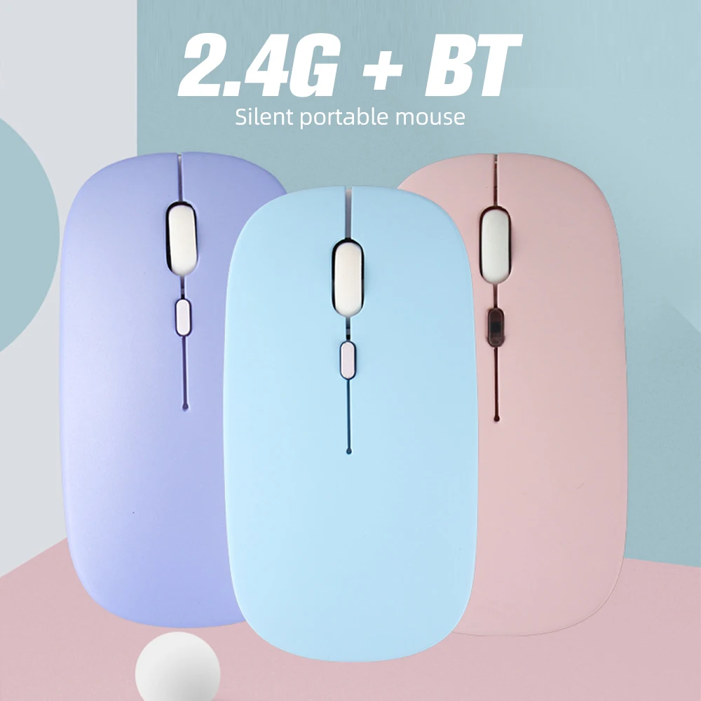 무선 블루투스 마우스, 아이패드, 맥, IOS, 삼성, 화웨이, 레노버, 안드로이드 태블릿, 휴대폰 컴퓨터, 무음 배터리 마우스