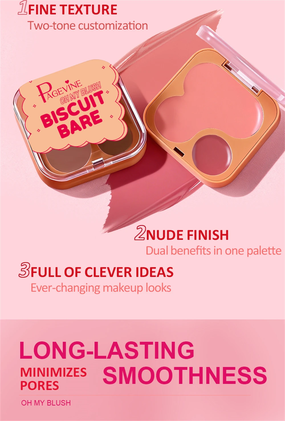 Face Repairing Palette Contour Blush Matte Highlighter 3d Shadow_voghion.com