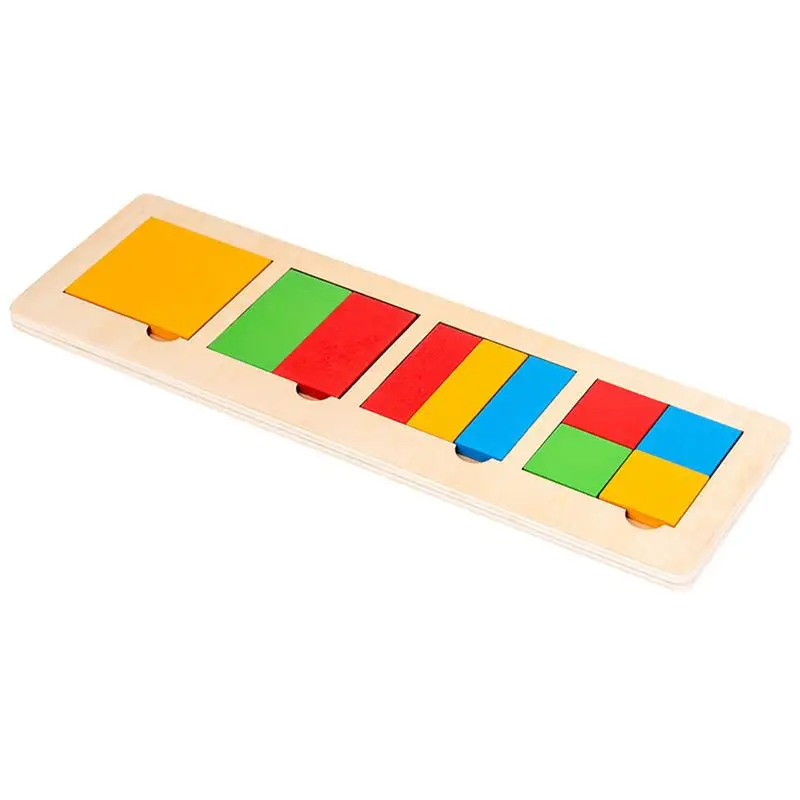 

Пазлы-конструкторы деревянные разноцветные с рисунком по методу Монтессори