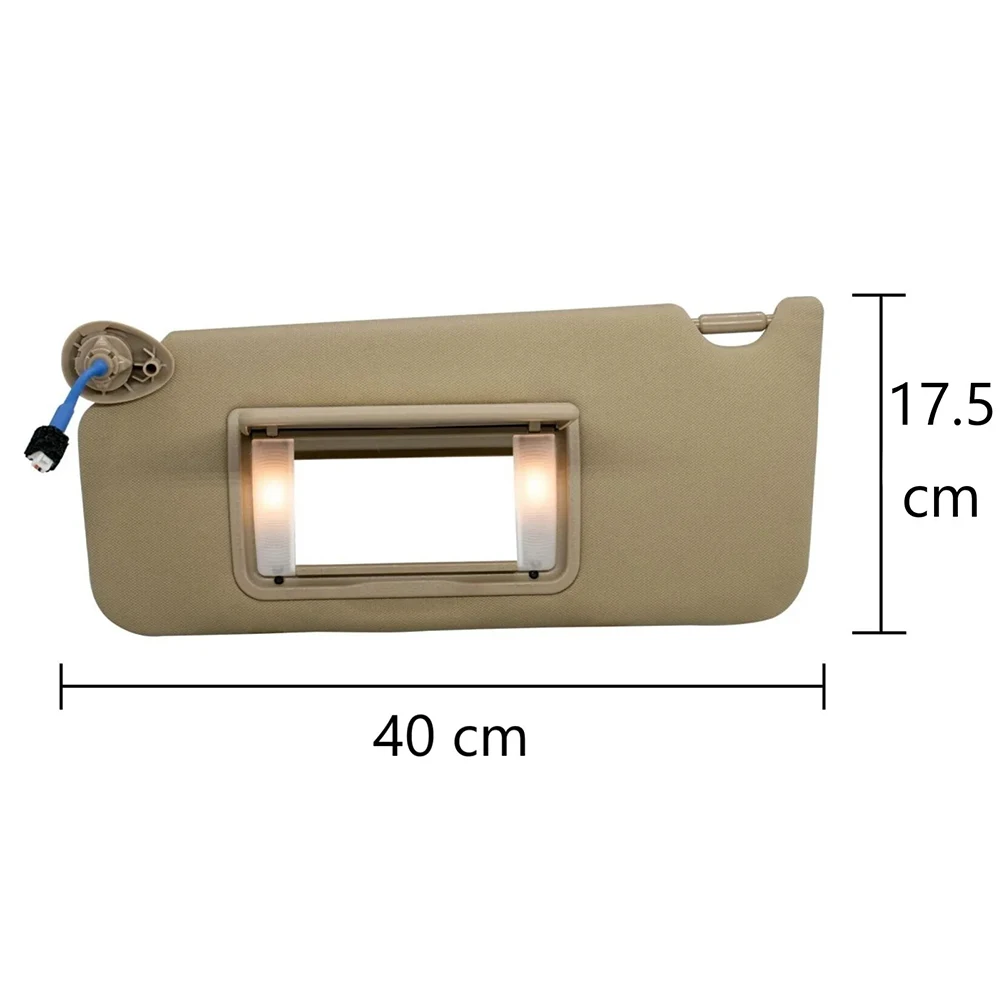 

Sun Protection Auto Sun Visor Easy Installation Enhanced Visibility Left Driver Side 40x17.5cm 83280-TC0-T91ZB