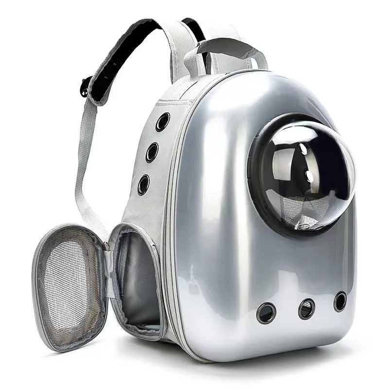 2910-606559.jpg Traveling Outdoor Cat Backpack Pet Carrier Backpack Space Capsule Bubble Transparent Backpack for Cats and Puppies