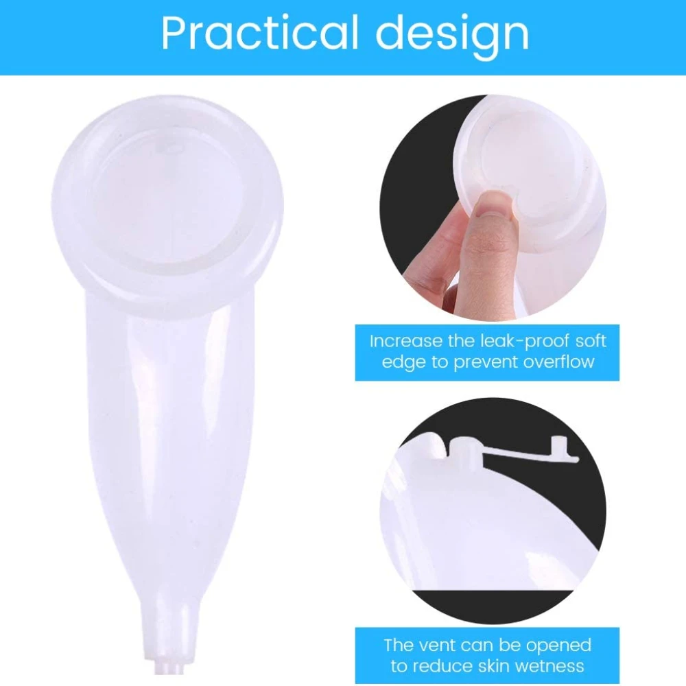 Reusable Older Men Woman Silicone Urine Collector Bags Large Capacity Adults Urinal with Urine Catheter Bags Male Female Toilet