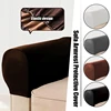 1 Pair PU Leather Sofa Armrest Cover for Living Room Removable Arm Stretch Chair Protector Armchair Covers Armrest Couch 3