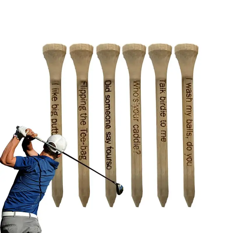 

Golf Practice Tee Indoor Golf Tees With Humorous Phrases Golf Training Practice Golf Tees Unbreakable Funny Golf Gifts 6 Pcs