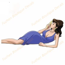 

Fuzhen Boutique Decals Exterior Accessories for Lupin III Personality Car Stickers Anime Japanese Motorcycle Vinyl Car Decal