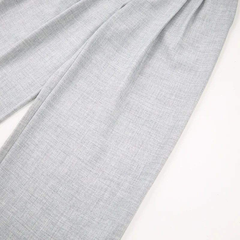 2026 Amerikanische Vintage Old Money Ästhetik Plissierte Laternenhose für Herren aus Baumwolle – Lässige Business-Hose / Freizeithose – Detail 9