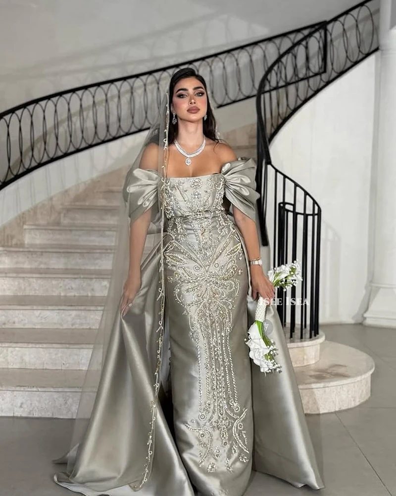 فساتين سهرة رائعة مطرزة بالخرز في المملكة العربية...