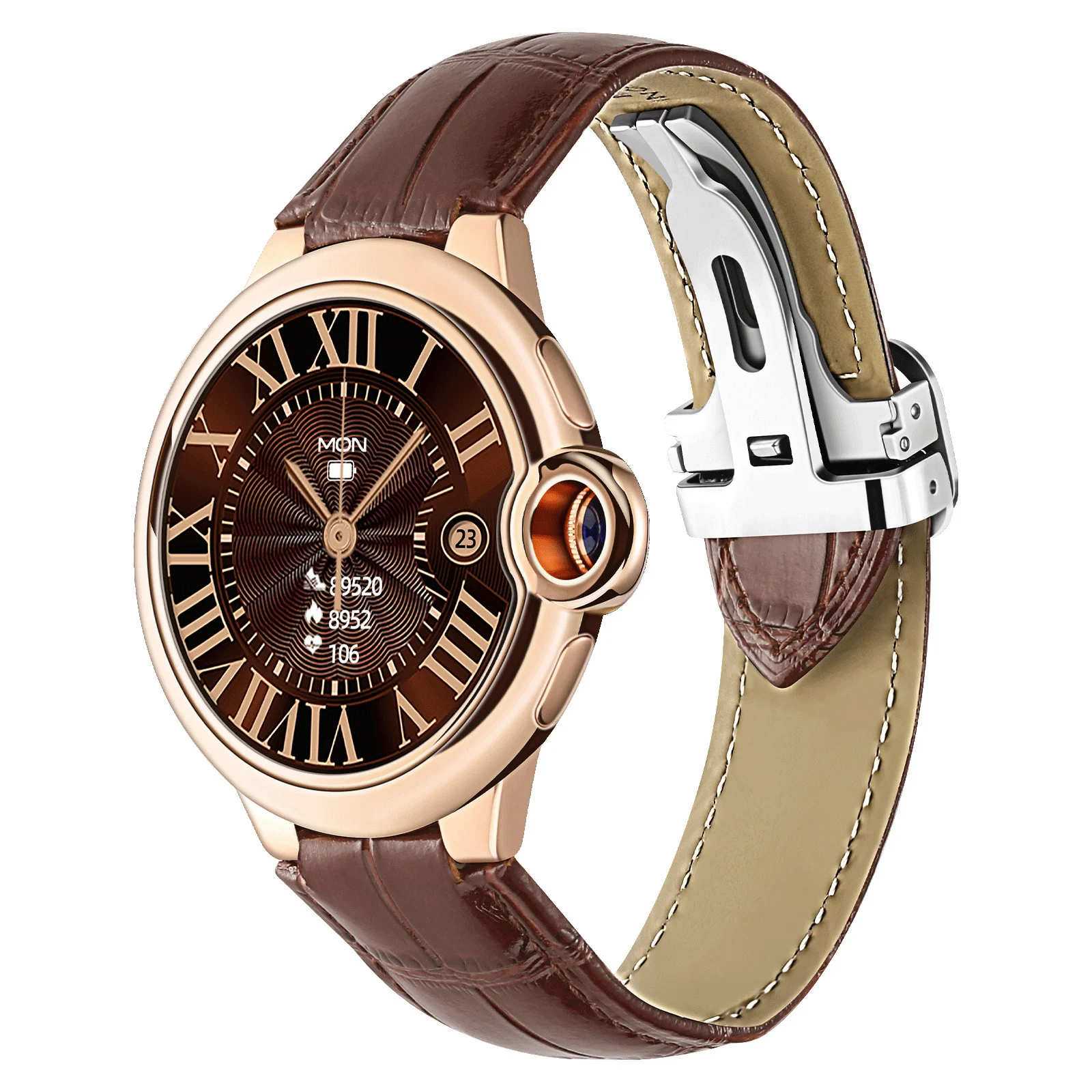 

New AW28 Smart Watch Men's Bluetooth Call 1.32-inch Full Touch Screen Personalized Display Knob Fashion Sports Watch for xiaomi