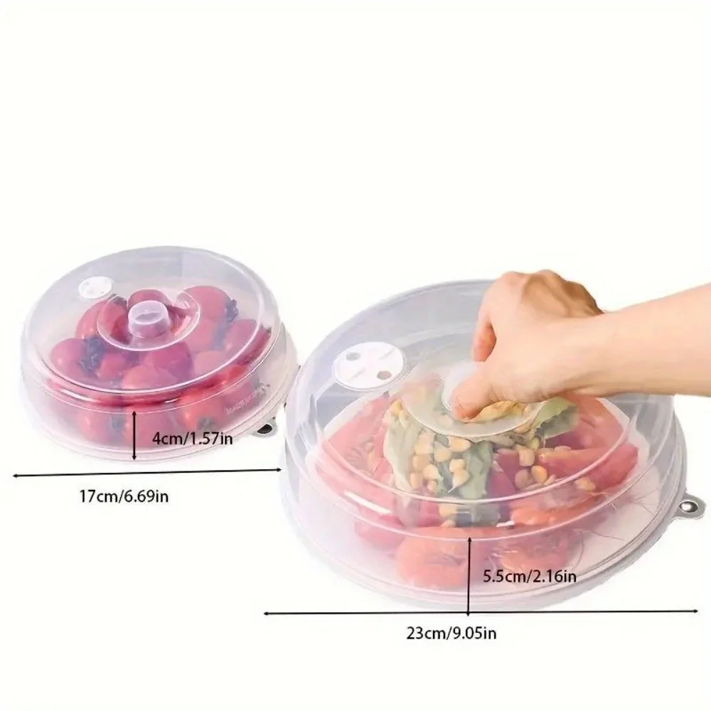 Microwave Dish Cover Refrigerator Fresh- Keeping Dish Cover Anti Splatter Sealing Cover Lid Cold & Heat Resistant Kitchen Tools
