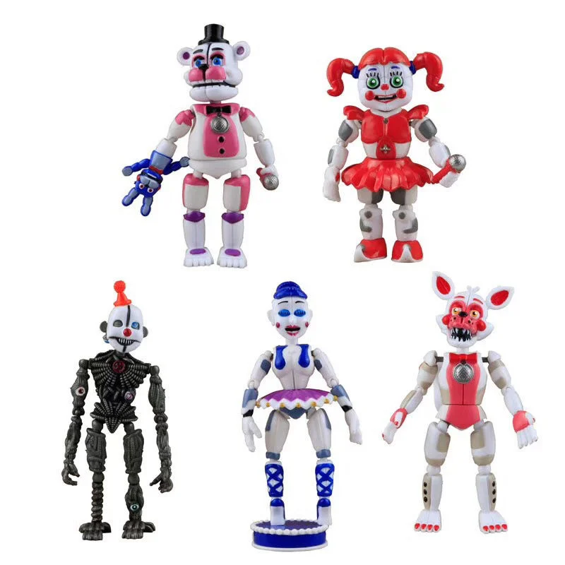 3Pcs/Set Fnaf Sundrop Anime Figure Movable Bonnie Bear Pvc Model Action  Figure Freddy Toys Gifts - AliExpress