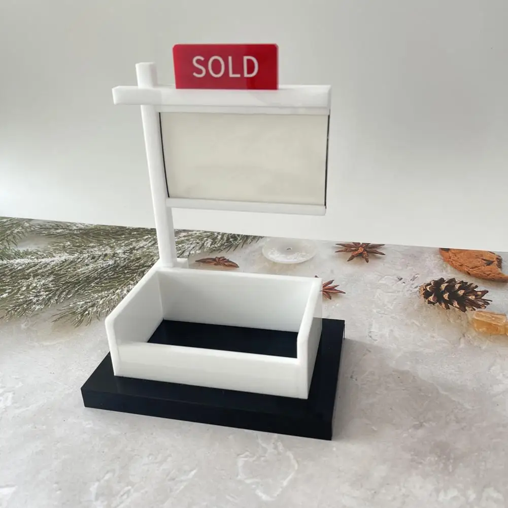 Desktops Real Estate Business Card Holder Kit Card Display Visits Cardholder Card Stand Personalized Gift for Real Estate Agents