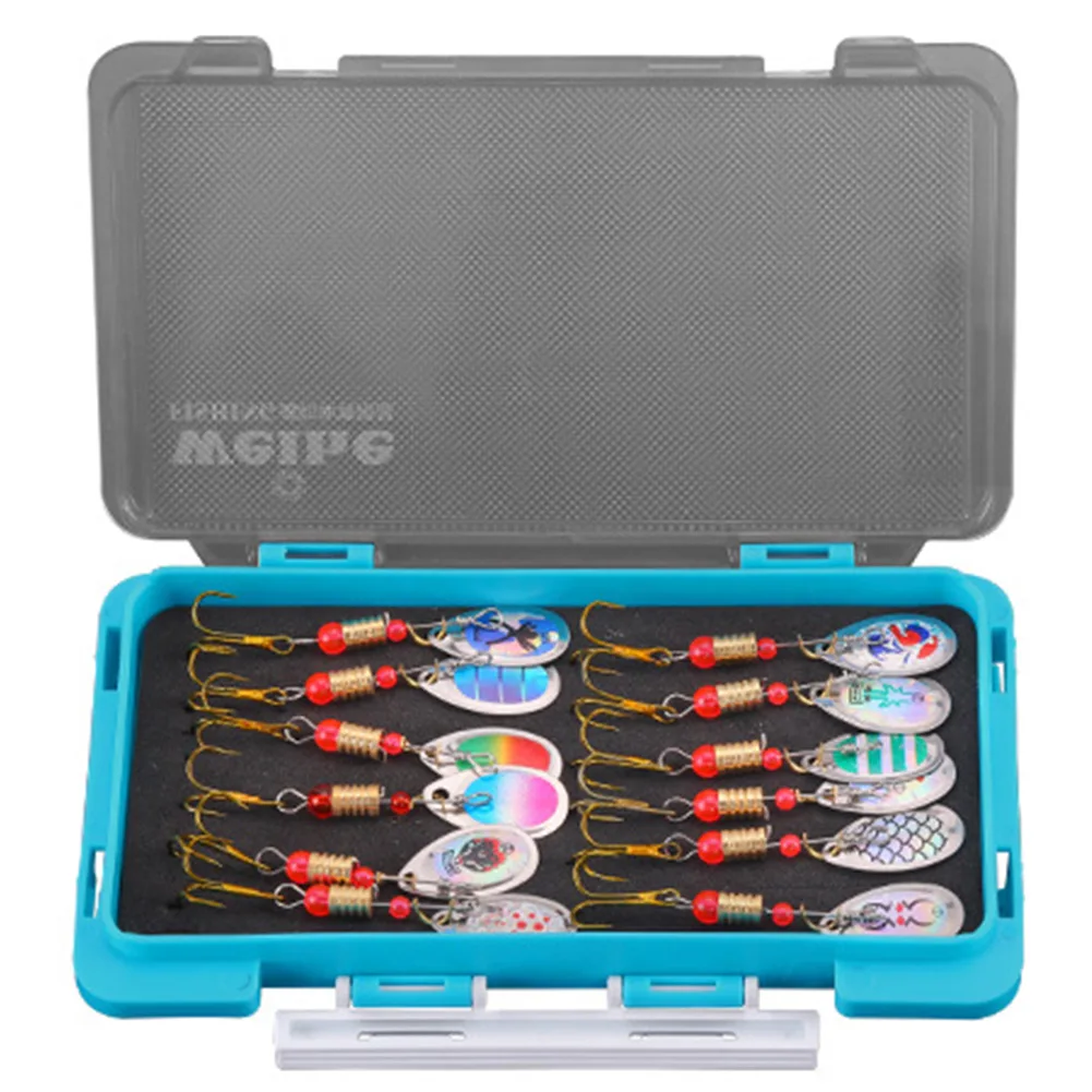 

Высокопроизводительная коробка для приманок, набор приманок из АБС и металла, применимо ко всем водным слоям, композитным блесткам, набор рыболовных крючков