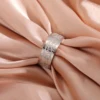 VASSAGO Stainless Steel Islamic Rune Engraved Ring, Muslim Arabic Prayer Religious Jewelry, Eid Gift 1