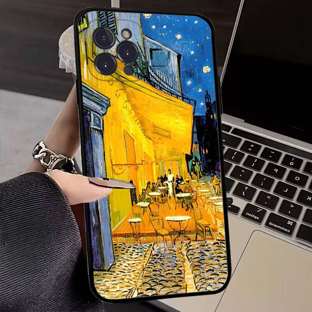 Van Gogh Starry Sky Art Soft Silicone Phone Case