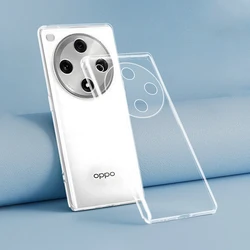 Transparent Soft Silicone TPU Phone Case with Camera Protection - Original Thin Cover for OPPO Find X8 (Clear)