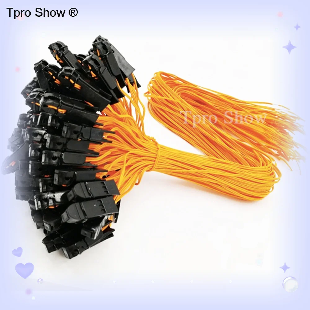 50pcs Pyro Cables Talon Clip Talon Igniter Wires 50cm For Cold Fire