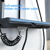 Intelligent Digital Display BathroomThermostatic Shower Set Piano Key Ambient Light Gray Shower System Mixer Shower Faucet 5