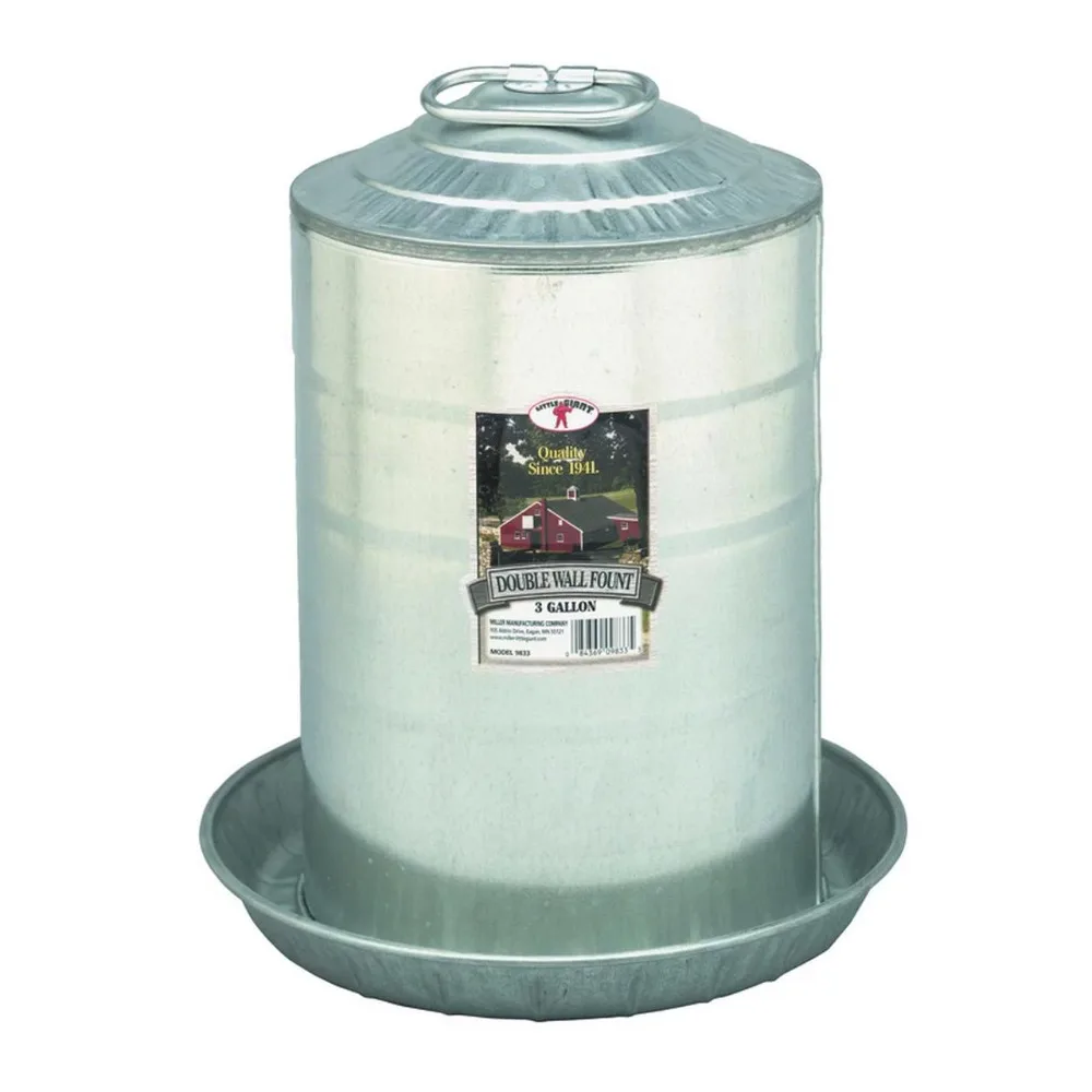 

Miller Manufacturing Little Giant 3 gal Steel Poultry Waterer