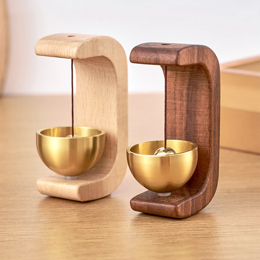 Dopamine Wind Chime C-Shaped Entry Reminder Bell Wireless Magnetic Suction Wooden Doorbell for Home and Office Car Decoration 3