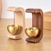 Dopamine Wind Chime C-Shaped Entry Reminder Bell Wireless Magnetic Suction Wooden Doorbell for Home and Office Car Decoration 3