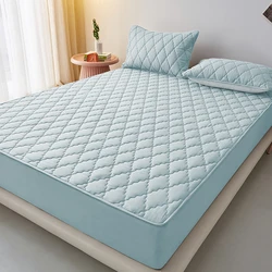 Deluxe Waterproof Quilted Mattress Protector - Soft, Stain Resistant, Noiseless Bedding Mat - 150×200cm (05)