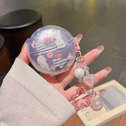 Cartoon TPU Headphones Protective Case - Transparent Soft Shell Earphone Sleeve - Sanag S6S FreeClip (2)