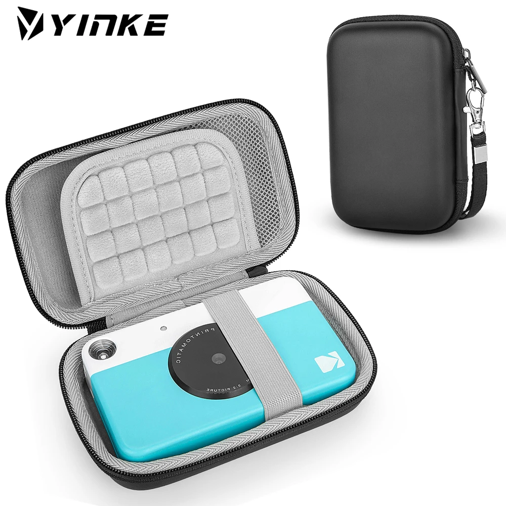 

Yinke Case for Kodak PRINTOMATIC/Smile/Mini 2 HD Portable Instant Photo Printer Camera Bag Travel Carrying Case Protective Cover